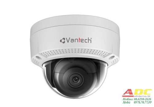 Camera IP Dome hồng ngoại không dây 2.0 Megapixel VANTECH VP-2390DP-AW